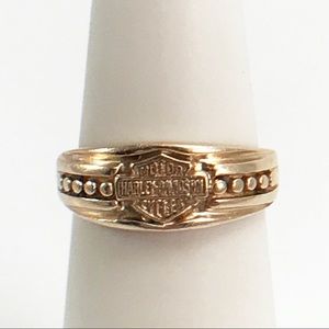 *** SOLD***Harley-Davidson 10kt Gold toe ring